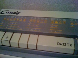 Candy proudly displays her many and confusing options