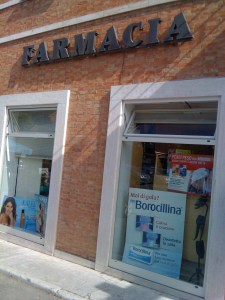 Our pharmacy dispenses advice inside and condoms outside