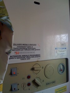 The flaming death trap, I mean water heater, in my bathtub