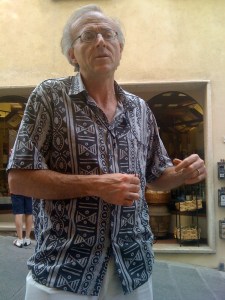 Giuseppe, one of my new friends, offers me translation work after witnessing my mini meltdown