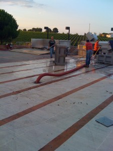 next everything flows into tanks underground