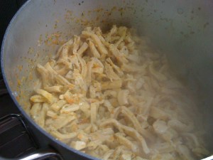 Here's what it looks like after the first 2 hour cooking time