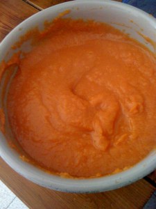 Voila... Pumpkin puree