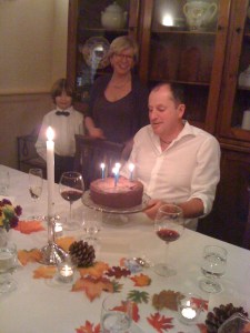 My amazing friend Terry also prepared a birthday cake for Charles! 