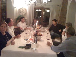 I love Janet's expression when I announce the desserts are ready in the kitchen!! 