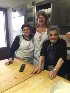 I learned to make tortellini this winter. This was round 2